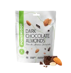 Powerlogy Dark Chocolate Almonds 100 g