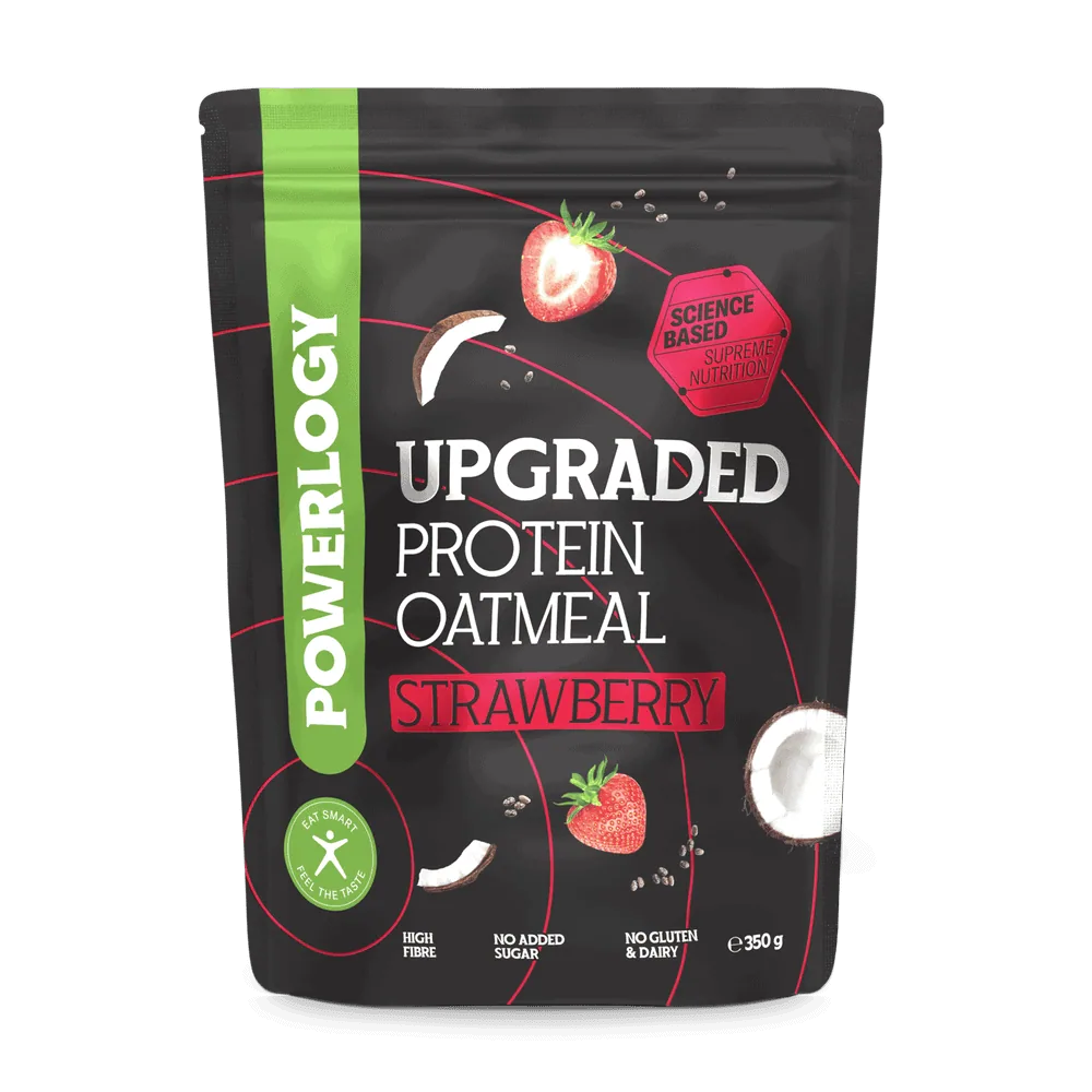 Powerlogy Upgraded Protein Oatmeal Strawberry 350 g