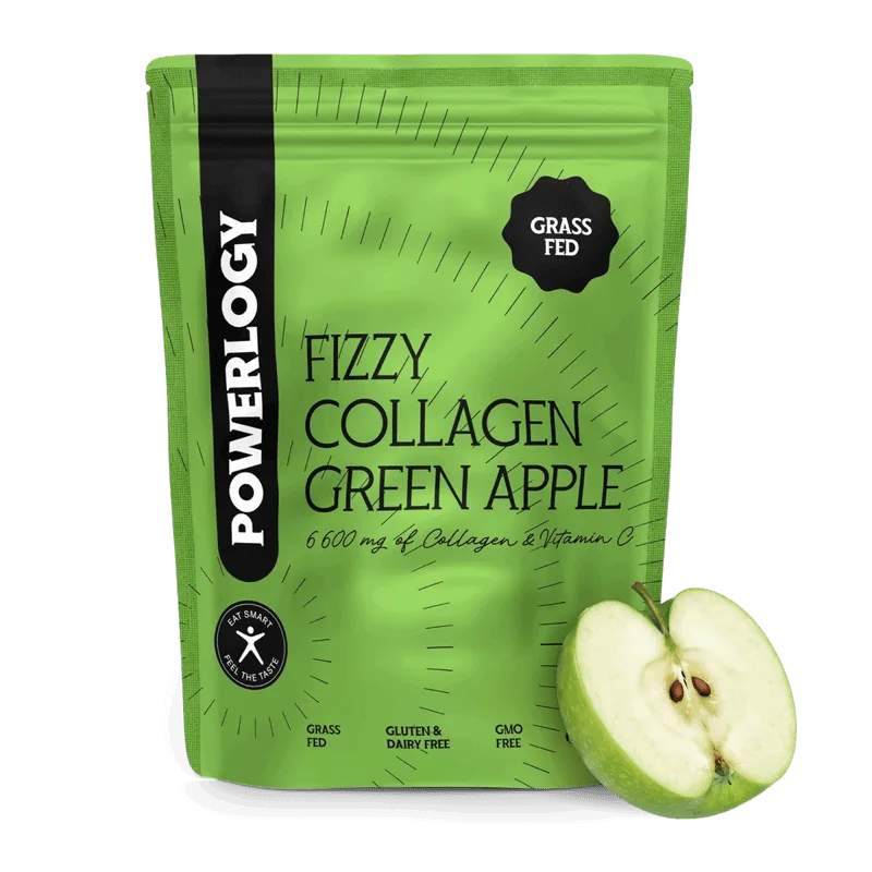 Powerlogy Fizzy Collagen Green Apple 300 g