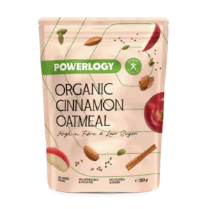Powerlogy Organic Cinnamon Oatmeal 350 g