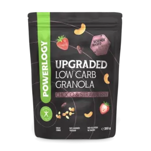 Powerlogy Upgraded Low Carb Granola Choco & Strawberry 350 g