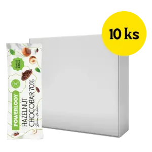 Powerlogy Chocobar 70 % 10 x 50 g