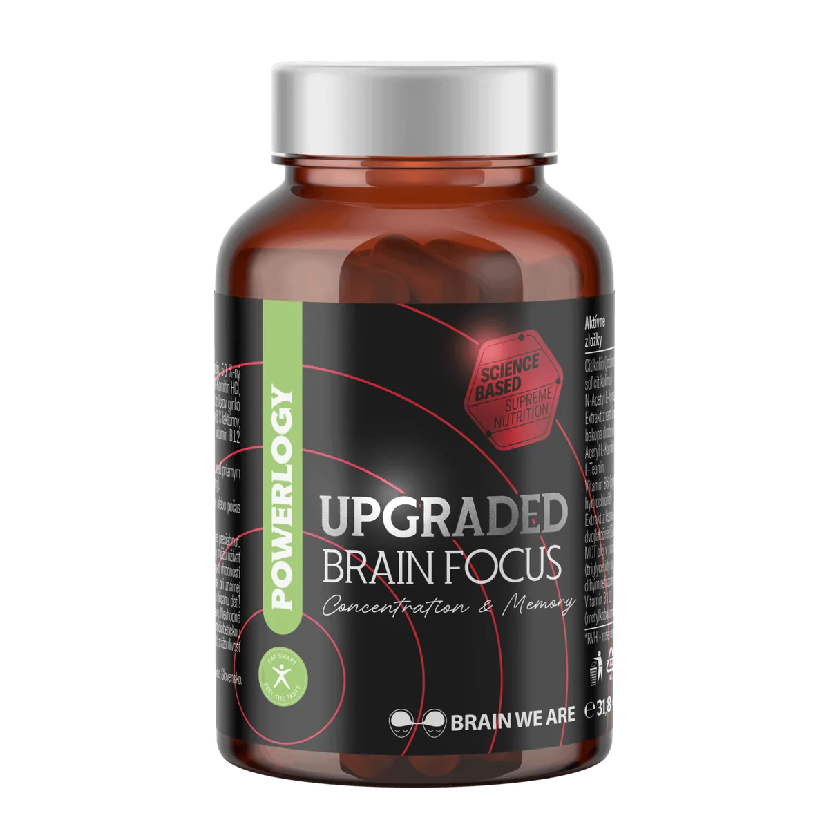 Powerlogy Upgraded Brain Focus 60 kapsúl