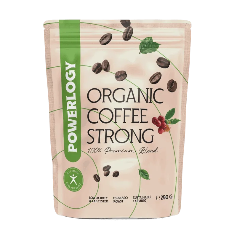 Powerlogy Organic Coffee Strong 250 g