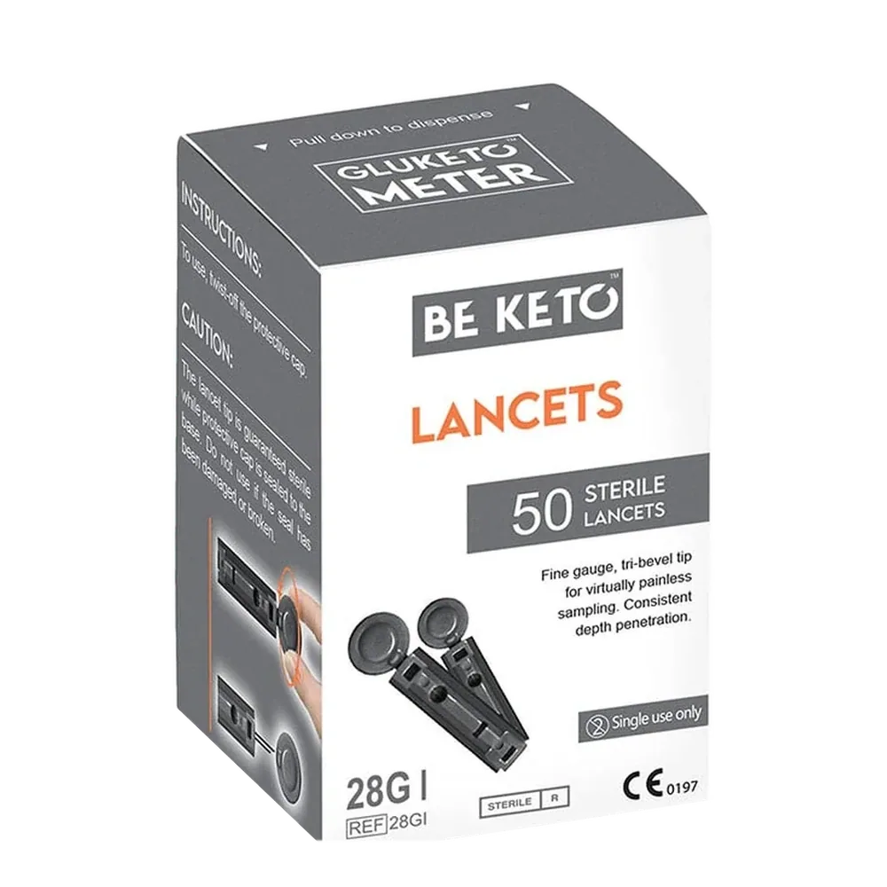 BeKeto GluKeto Meter sterilní lancety 50 ks