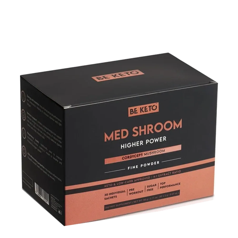 BeKeto Med Shroom Cordyceps 30 × 2 g