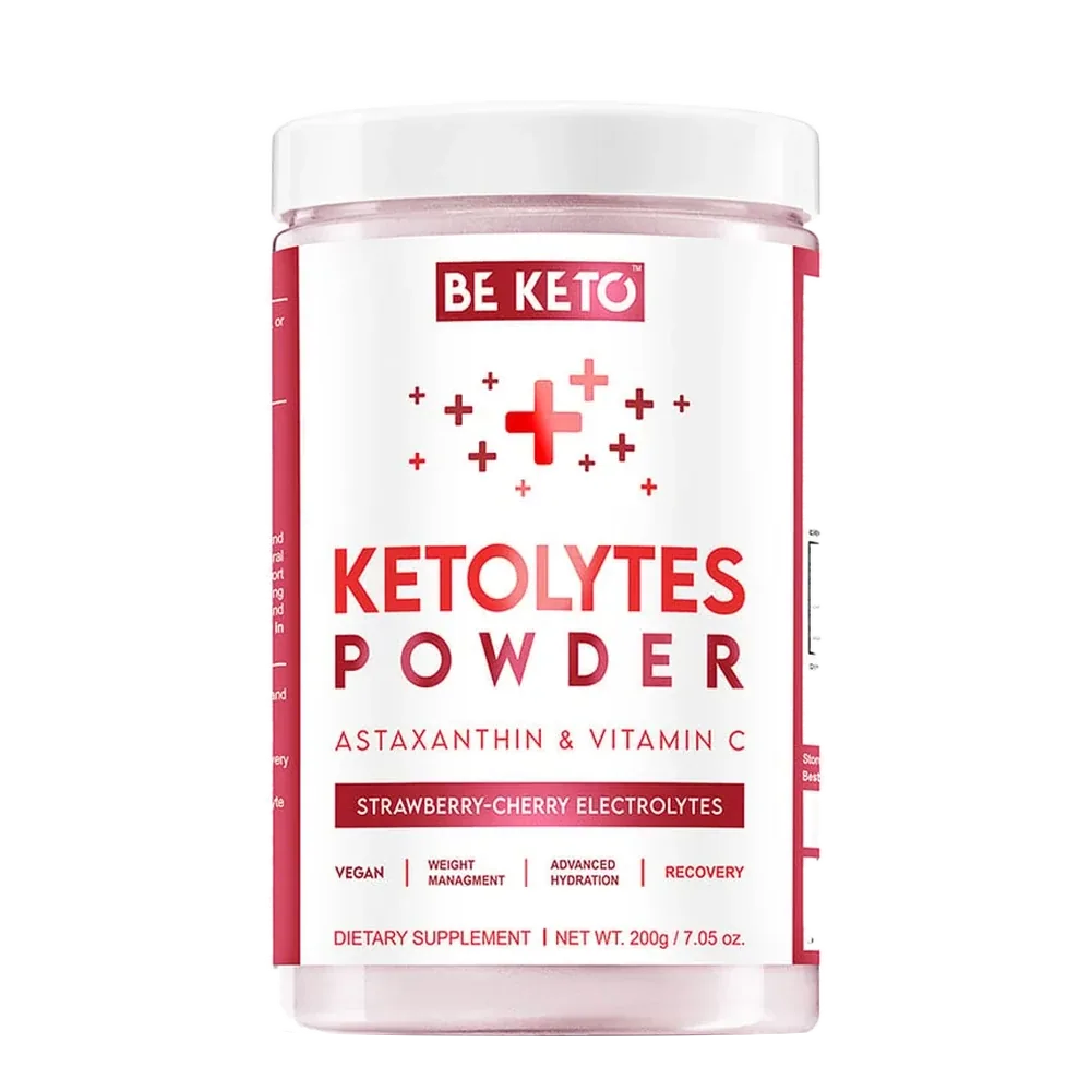 BeKeto Keto Electrolytes Strawberry-Cherry 200 g