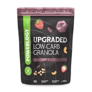 Powerlogy Upgraded Low Carb Granola Choco & Strawberry 700 g