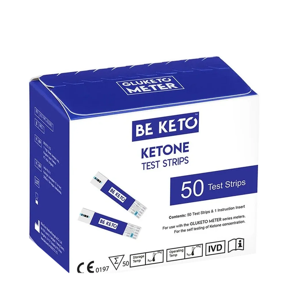 BeKeto GluKeto Meter paski ketonowe 50 szt.