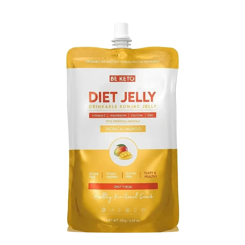 BeKeto Konjac Diet Jelly Tropical Mango 5 × 150 g