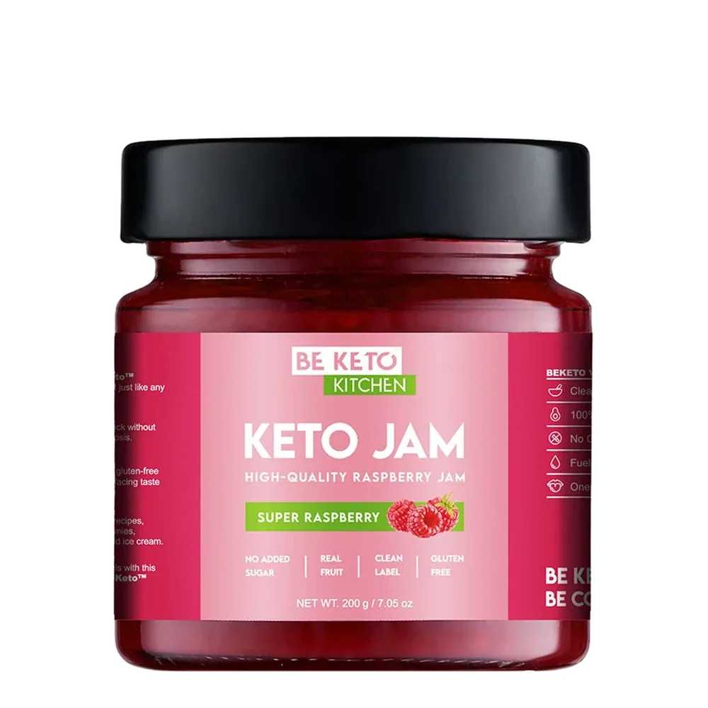 BeKeto Keto Jam Super Raspberry 200 g