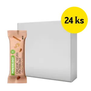 Powerlogy Organic Vegan Protein Bar 24 x 50 g