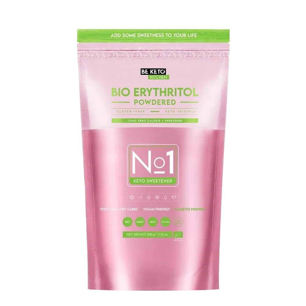 BeKeto Organic Erythritol Powder 500 g