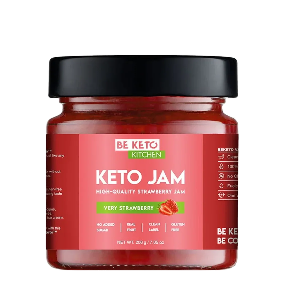 BeKeto Keto Jam Very Strawberry 200 g