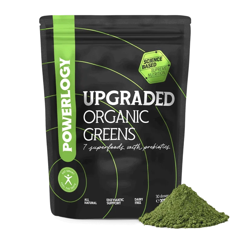 Powerlogy Upgraded Organic Greens 300 g