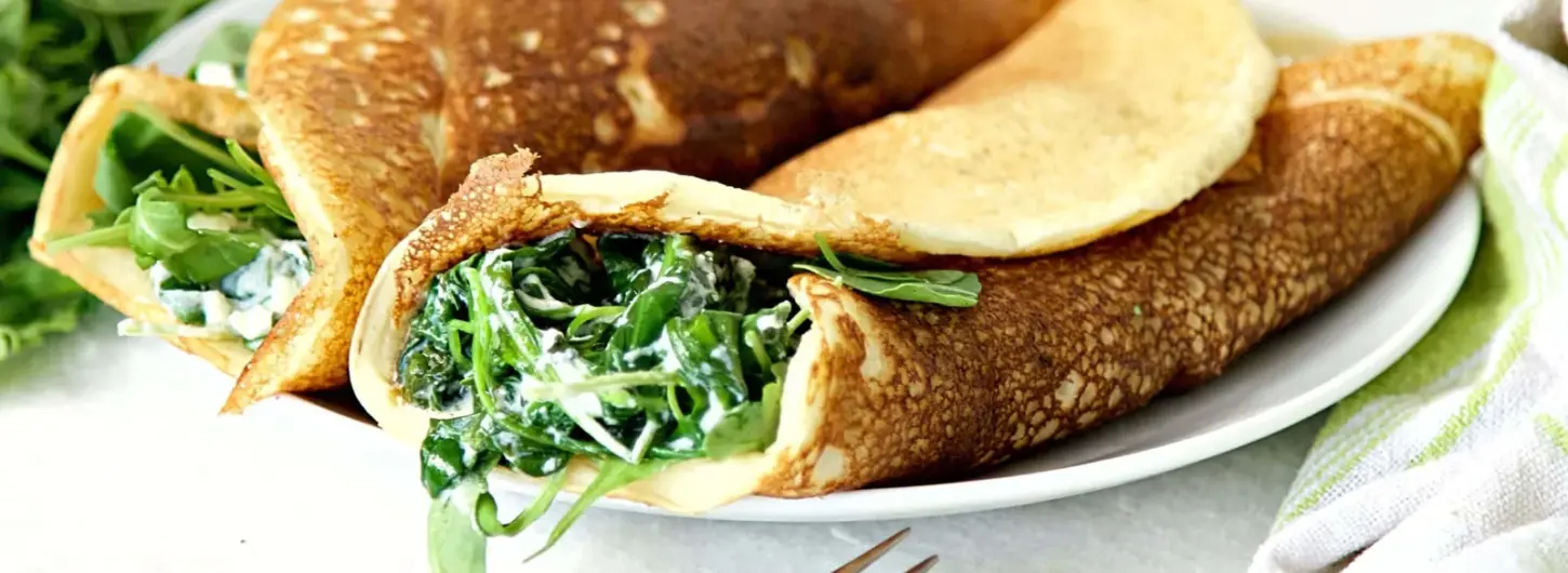 Kukuričné palacinky so špenátom BEZ lepku