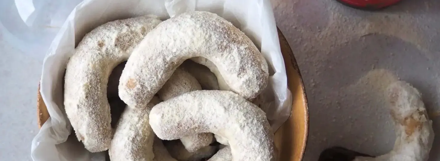 Vegan vanilkové rožky BEZ cukru