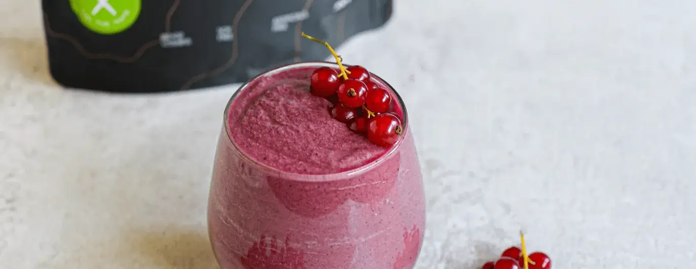 Proteínové vanilkové smoothie s ovocím
