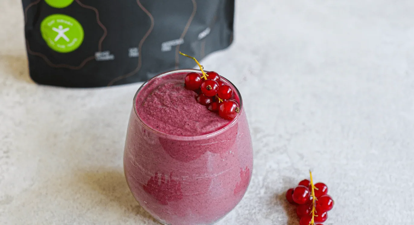 Proteínové vanilkové smoothie s ovocím