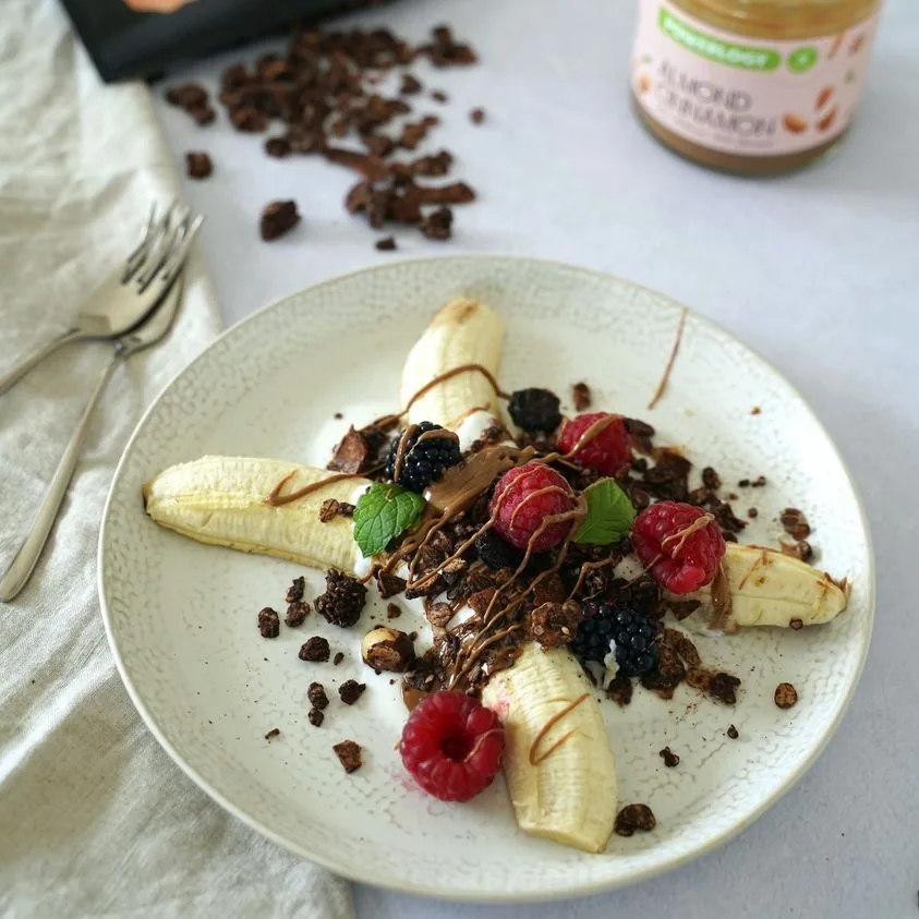 Bananensplit mit Zimt