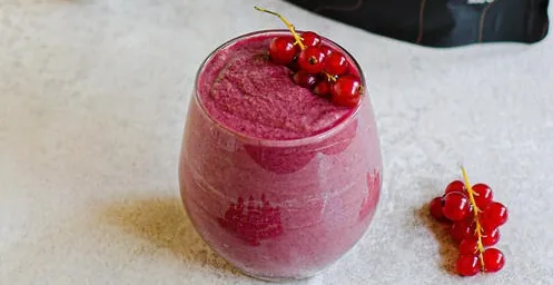 Raspberry Smoothie with Oats