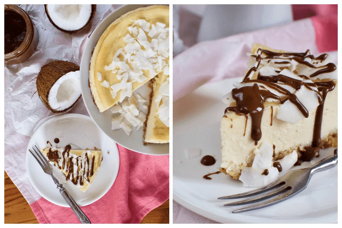 Kokosový cheesecake