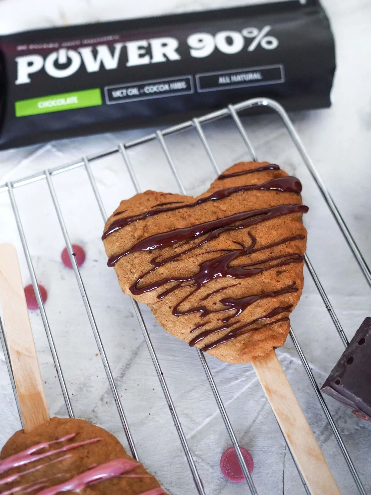 Glutenfreie Valentins-Herzen