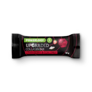 Powerlogy Upgraded Collagen Bar Strawberry 50 g