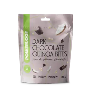 Powerlogy Dark Chocolate Quinoa Bites 100 g