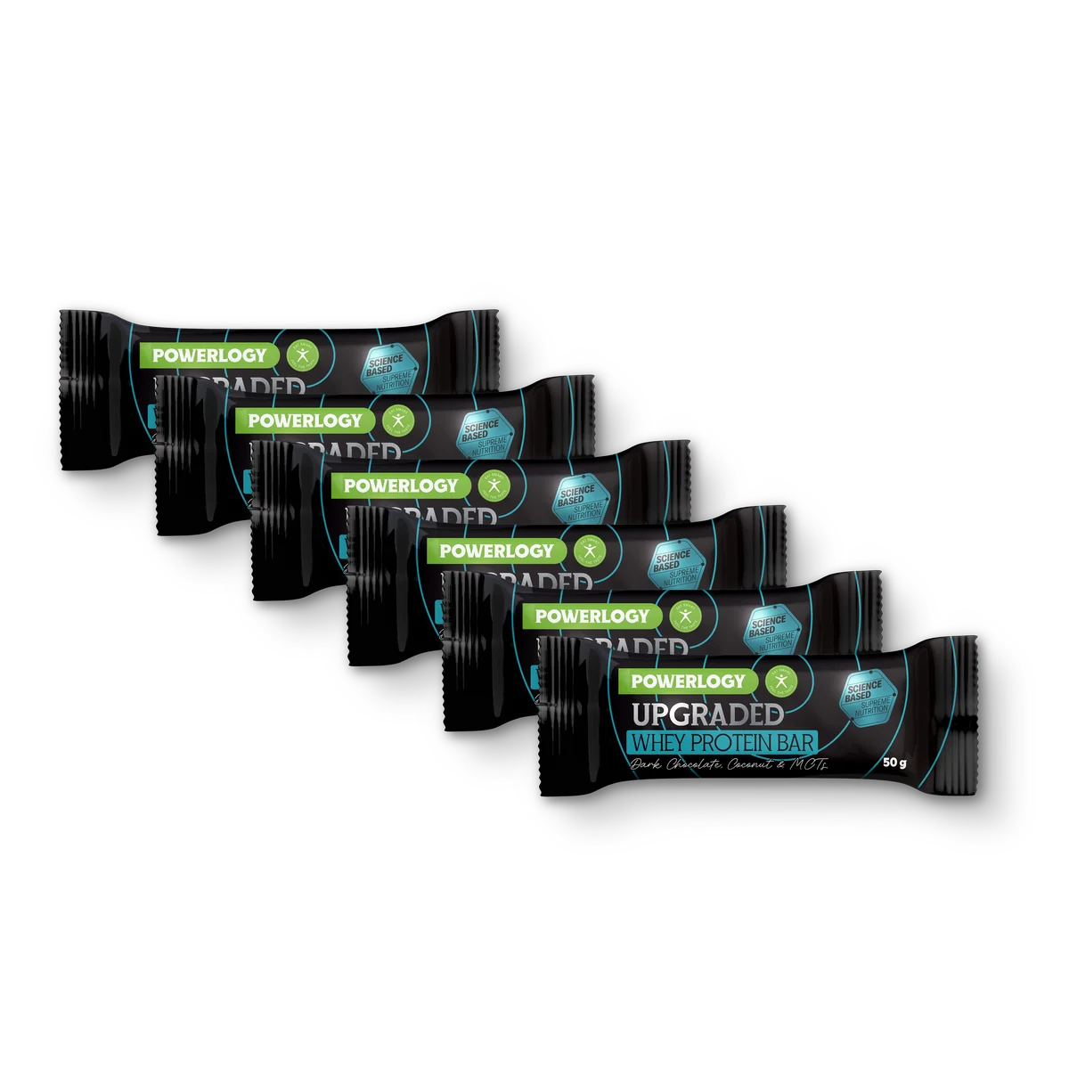 Powerlogy Upgraded Whey Protein Bar 50 g — 6 ks