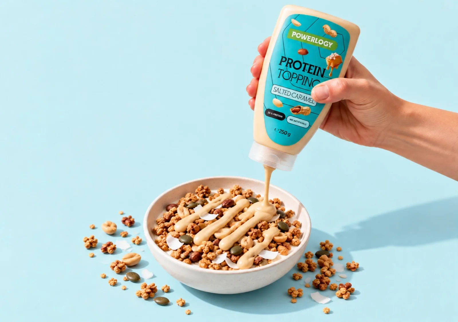 Powerlogy Protein Topping Salted Caramel 250 g