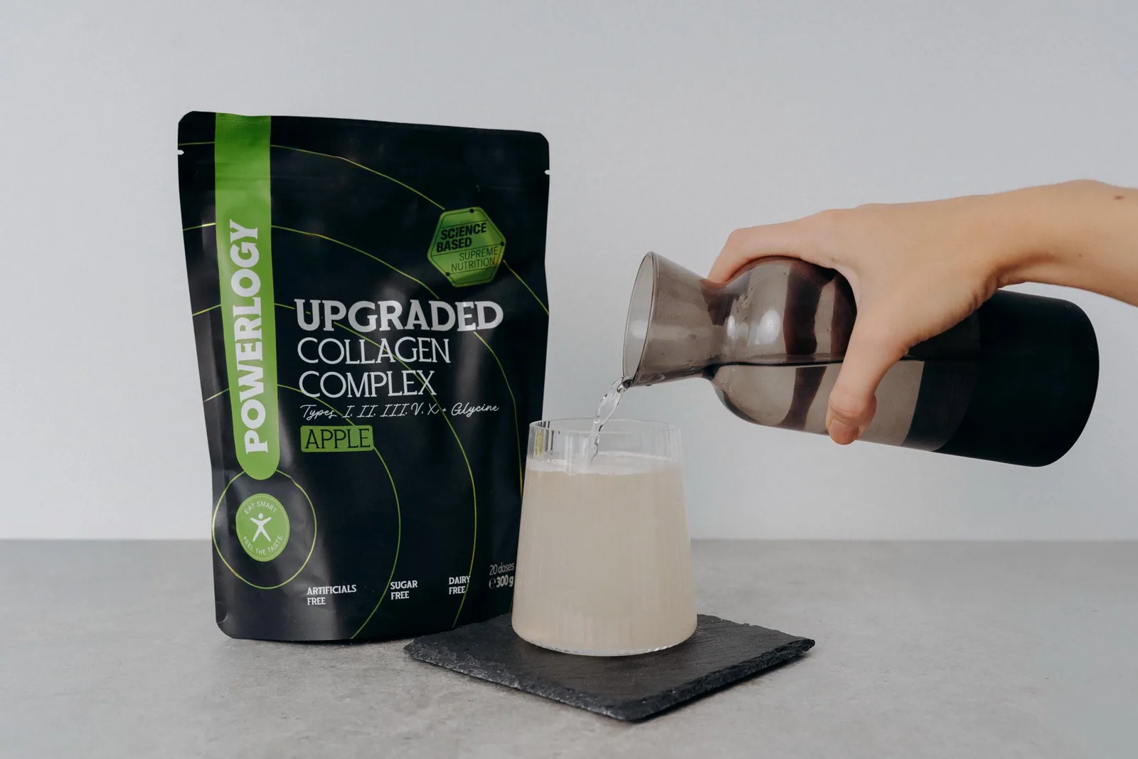 Powerlogy Upgraded Collagen Complex Apple 300 g