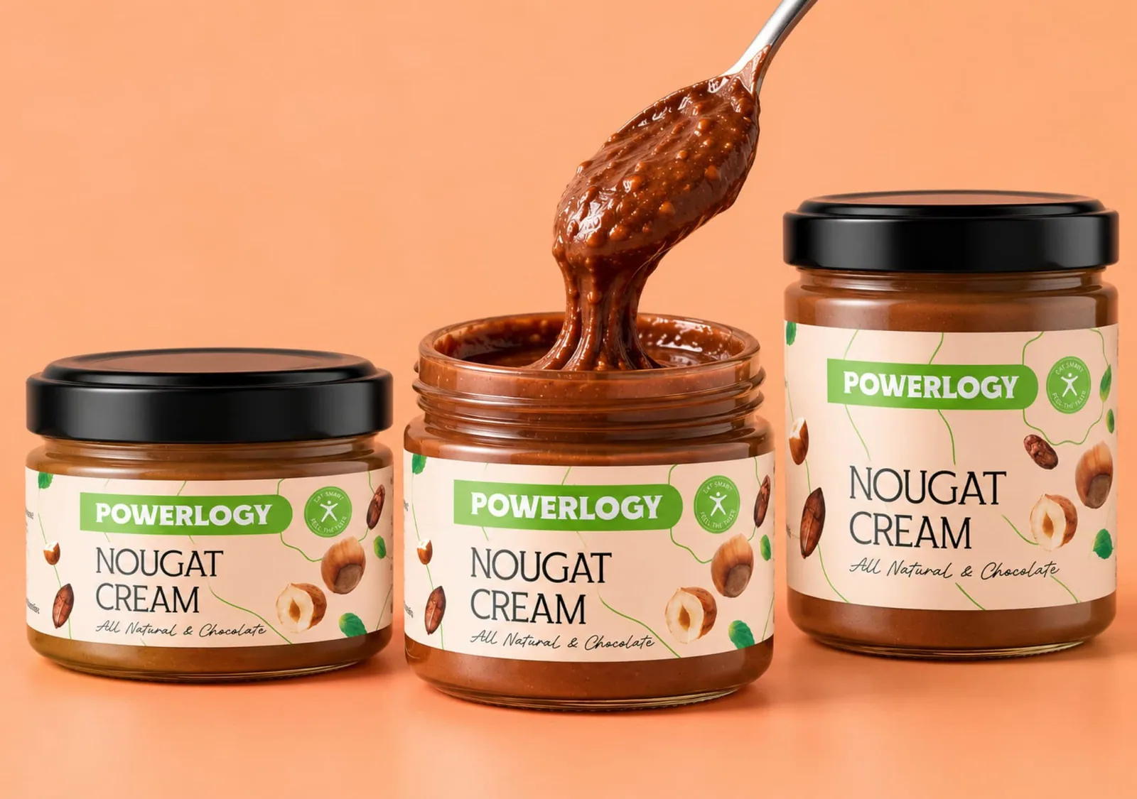 Powerlogy Nougat Cream 200 g