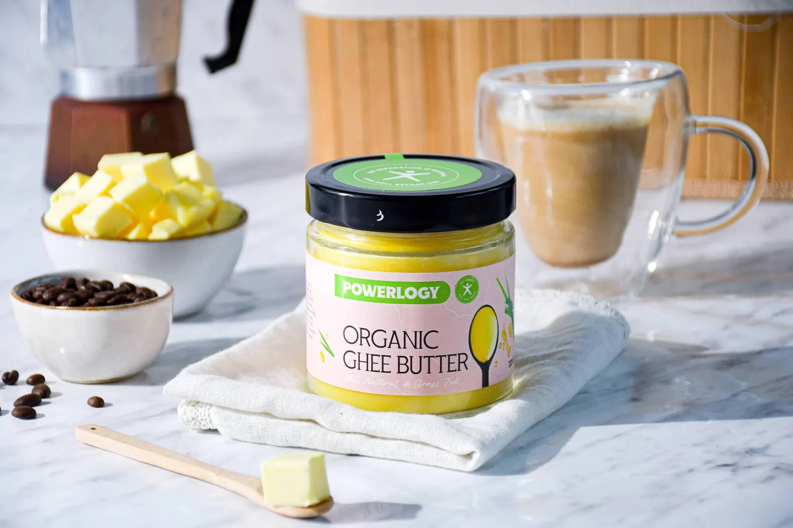 Powerlogy Organic Ghee Butter 3 x 320 g