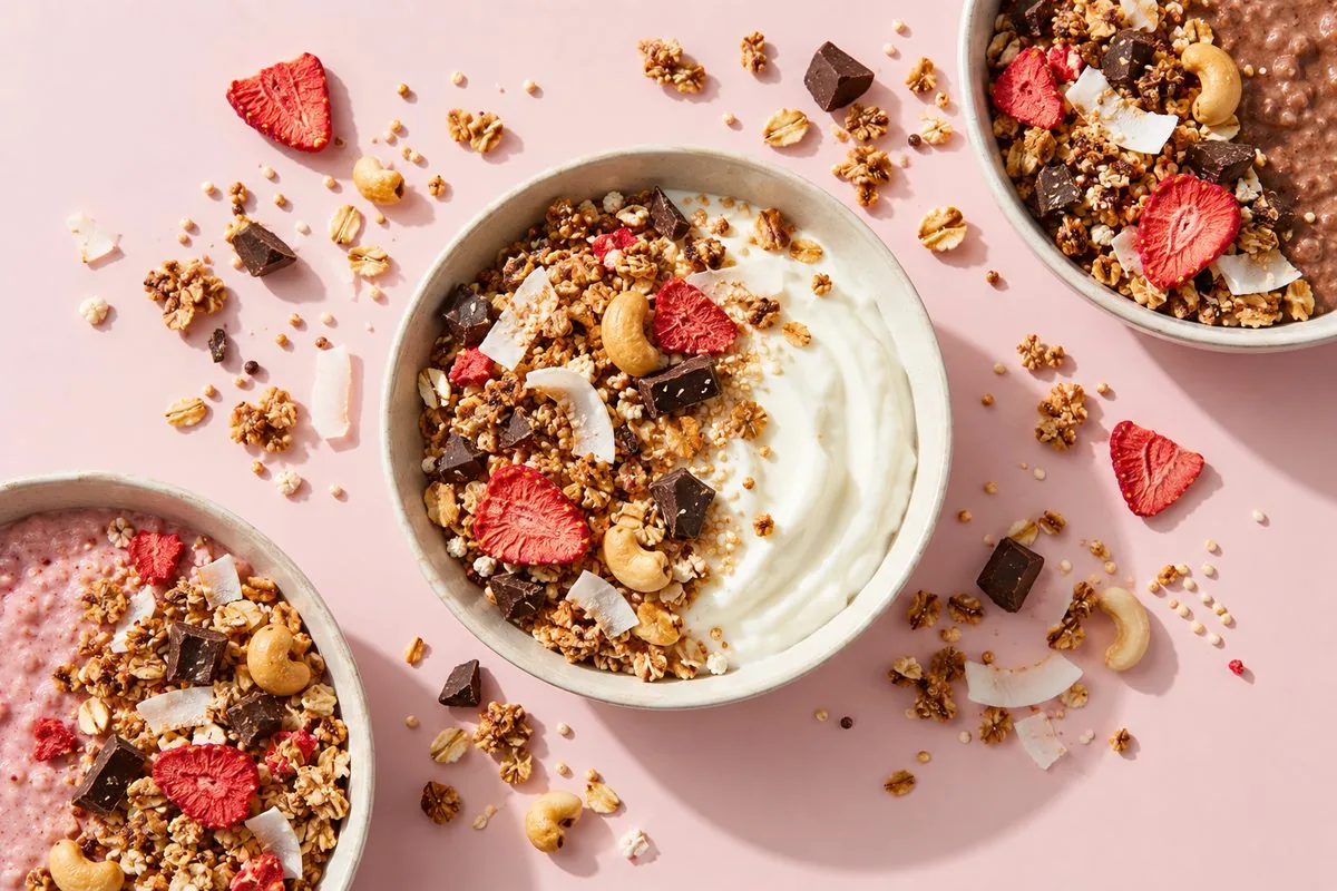 Powerlogy Upgraded Low Carb Granola Choco & Strawberry