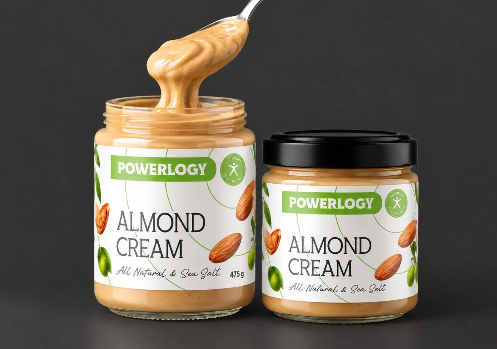 Powerlogy Almond Cream 475 g