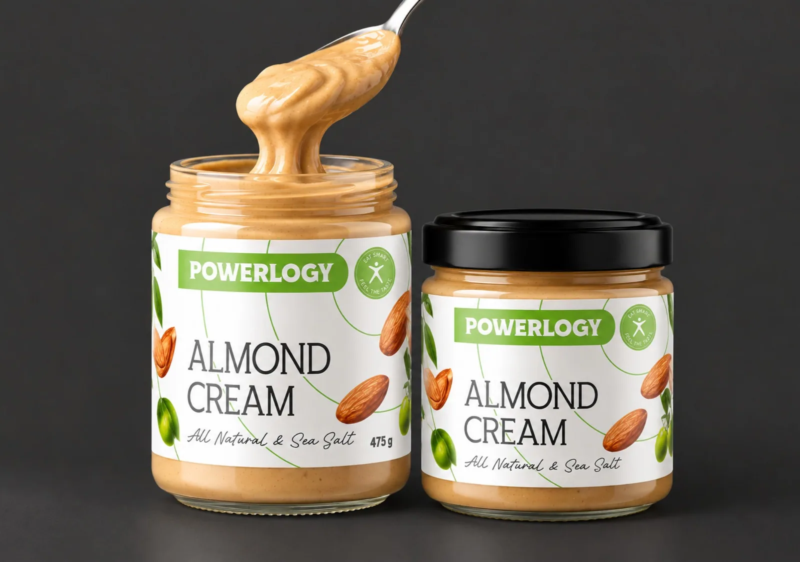 Powerlogy Almond Cream 475 g