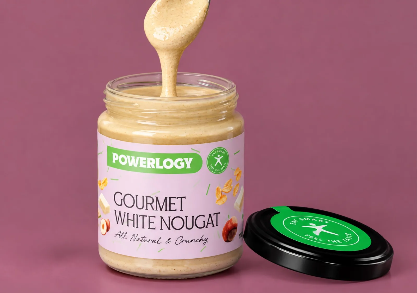 Powerlogy White Nougat Cream 330 g