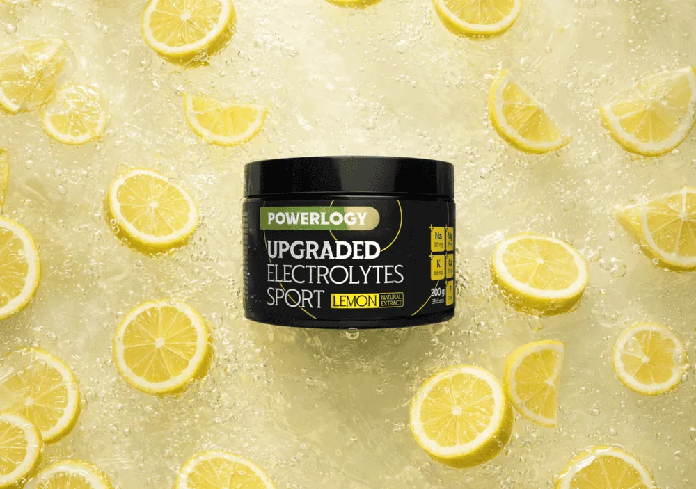 Powerlogy Upgraded Sport Electrolytes Lemon 200 g