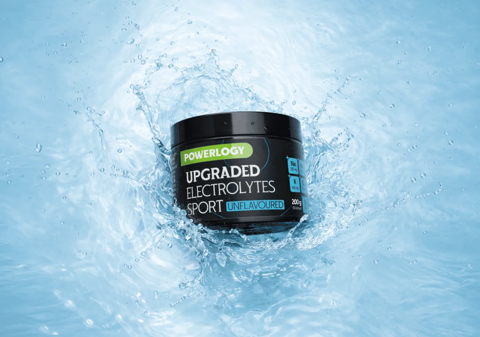 Powerlogy Upgraded Sport Electrolytes Unflavoured 200 g