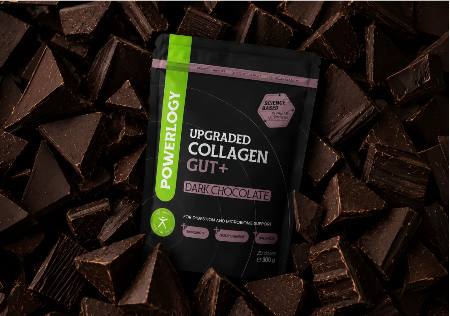 Powerlogy Upgraded Collagen Gut+ 300 g
