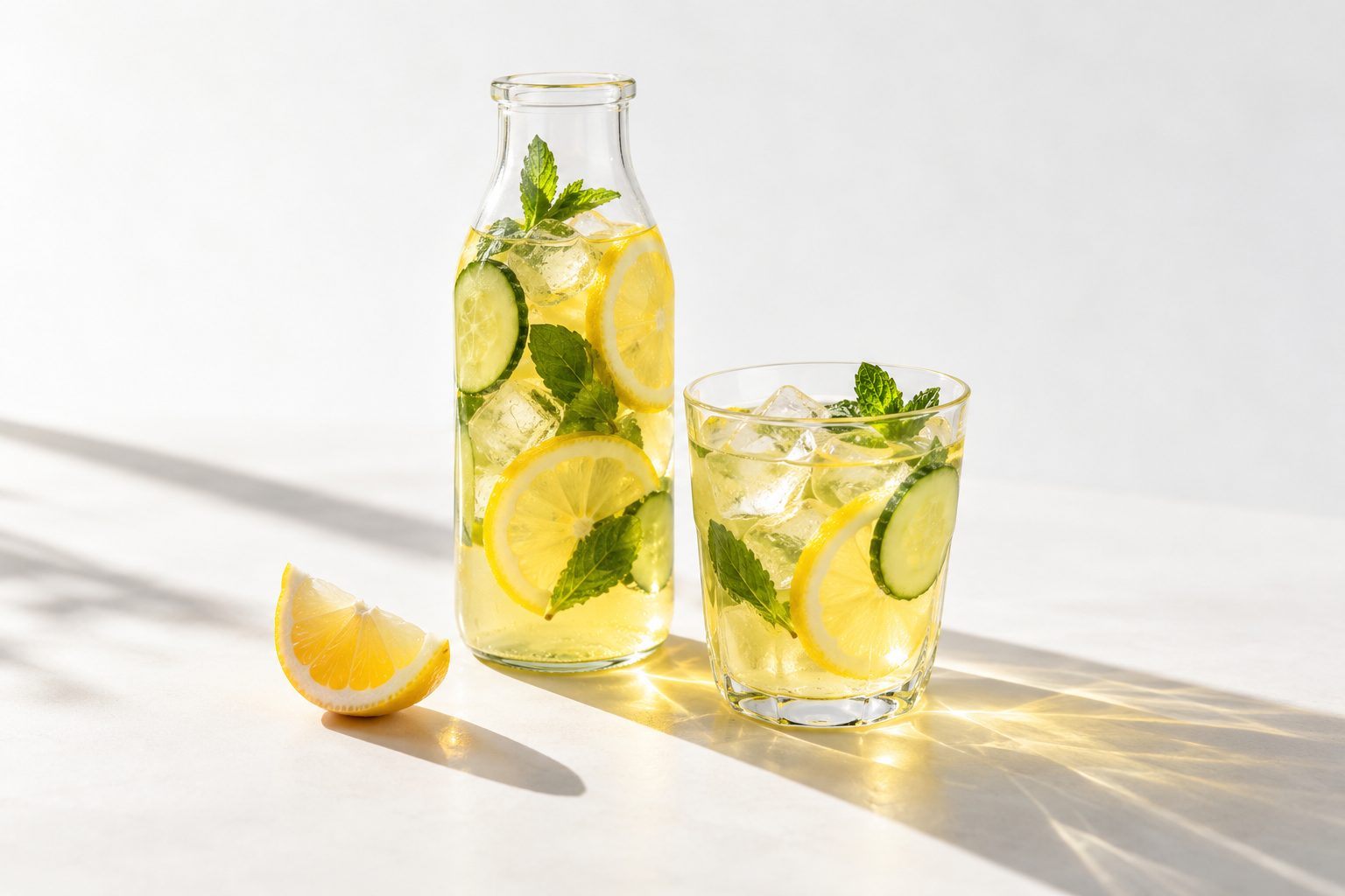 Zitronen-Elektrolyt-Limonade fürs Training