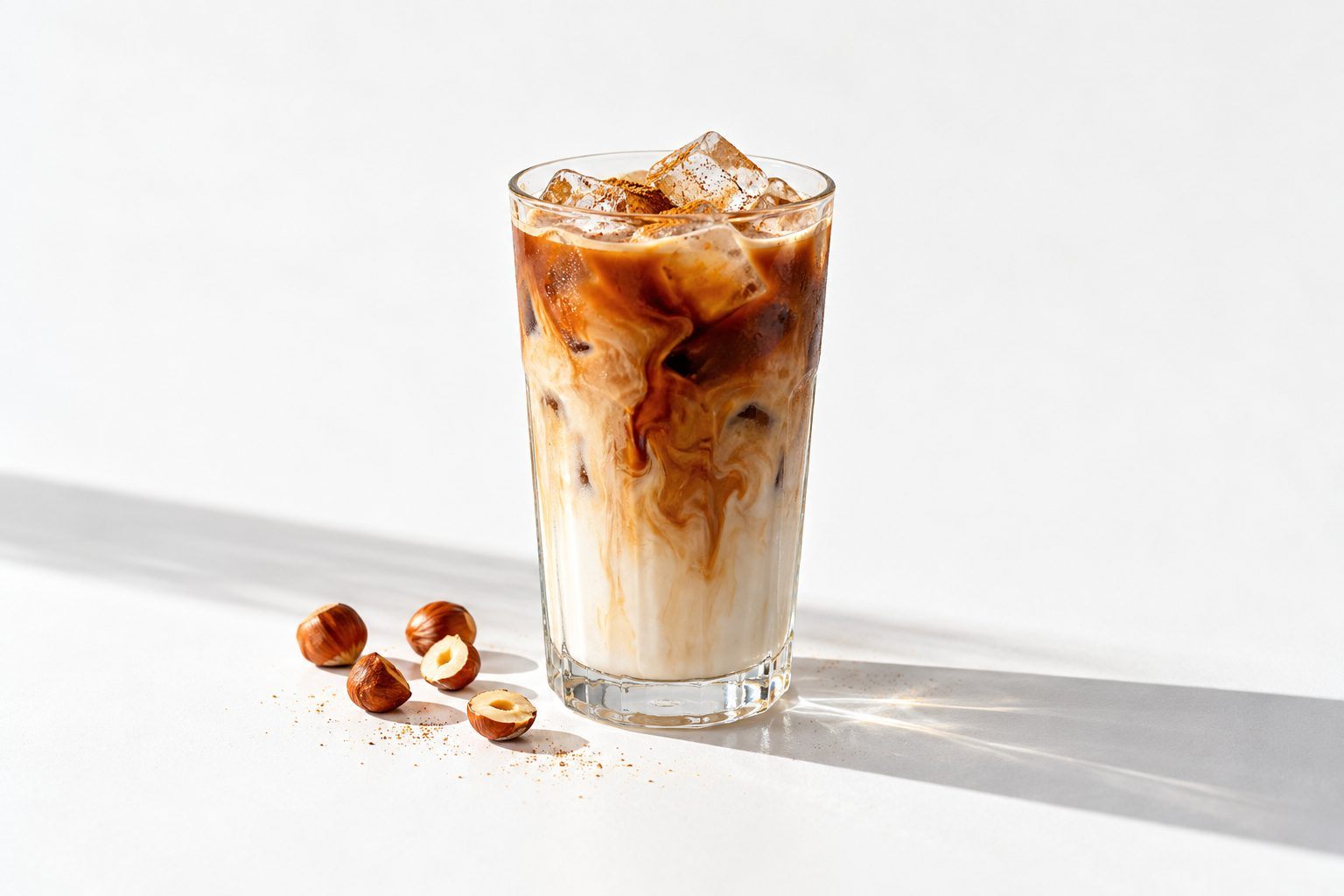 Eiskaffee mit nussiger Coffee Cream