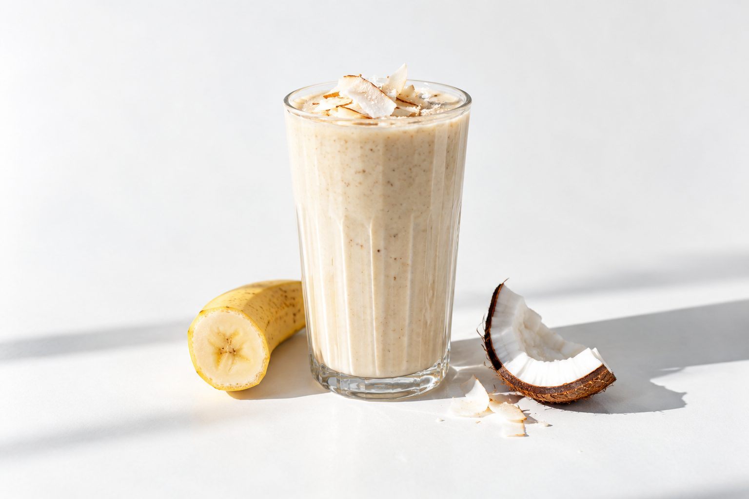 Bananen-Kokos-Recovery-Shake nach dem Training